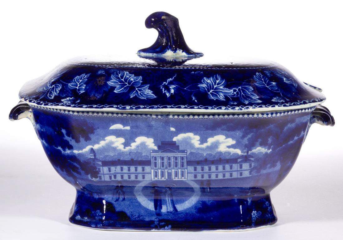 STAFFORDSHIRE AMERICAN VIEW TRANSFER-PRINTED CERAMIC (1 of 7)