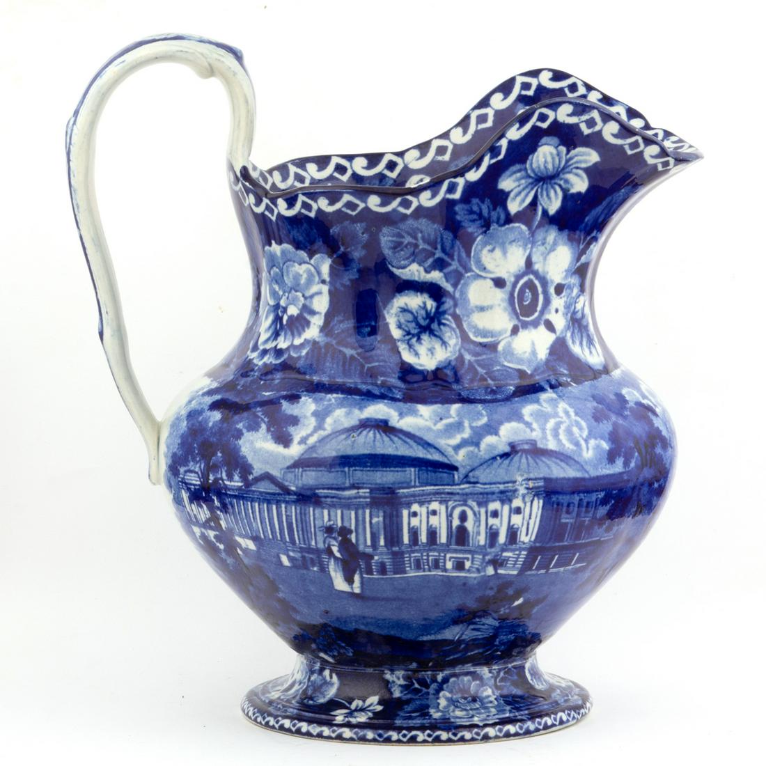 STAFFORDSHIRE AMERICAN VIEW TRANSFER-PRINTED CERAMIC (1 of 3)