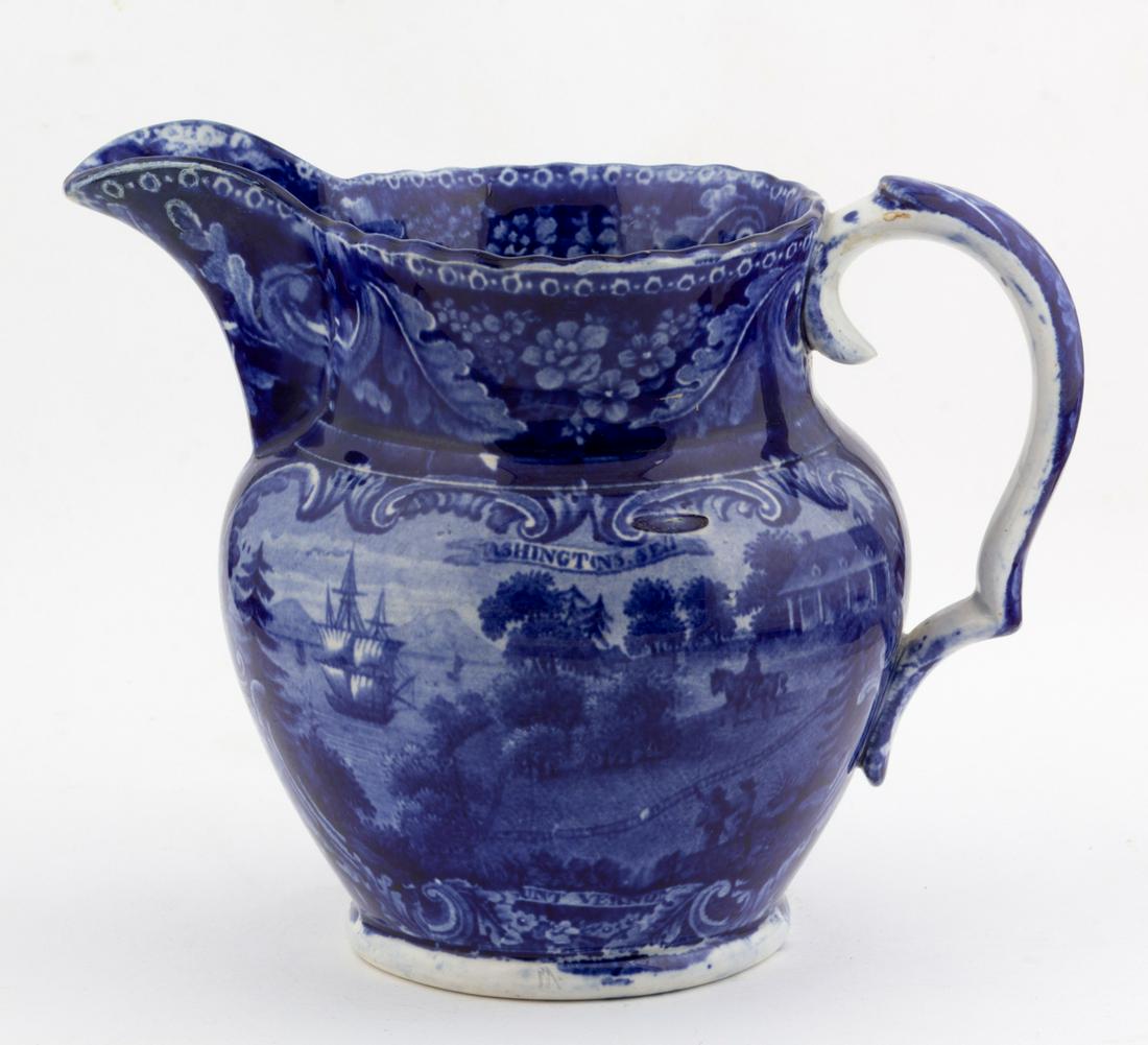 STAFFORDSHIRE AMERICAN VIEW TRANSFER-PRINTED CERAMIC (1 of 3)