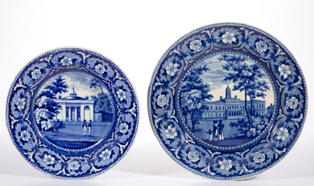 STAFFORDSHIRE AMERICAN VIEW TRANSFER-PRINTED CERAMIC (1 of 5)