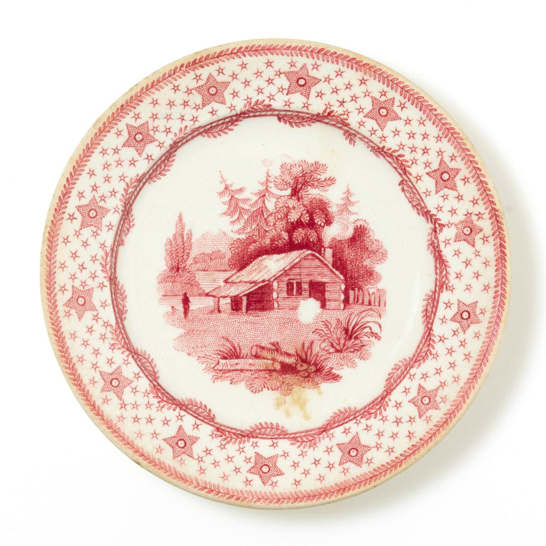 STAFFORDSHIRE AMERICAN VIEW TRANSFER-PRINTED CERAMIC (1 of 2)