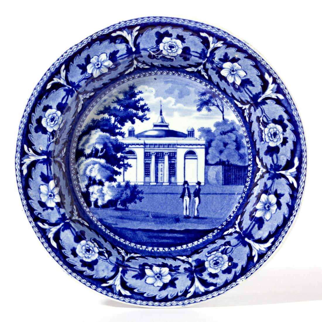 STAFFORDSHIRE AMERICAN VIEW TRANSFER-PRINTED CERAMIC (1 of 2)