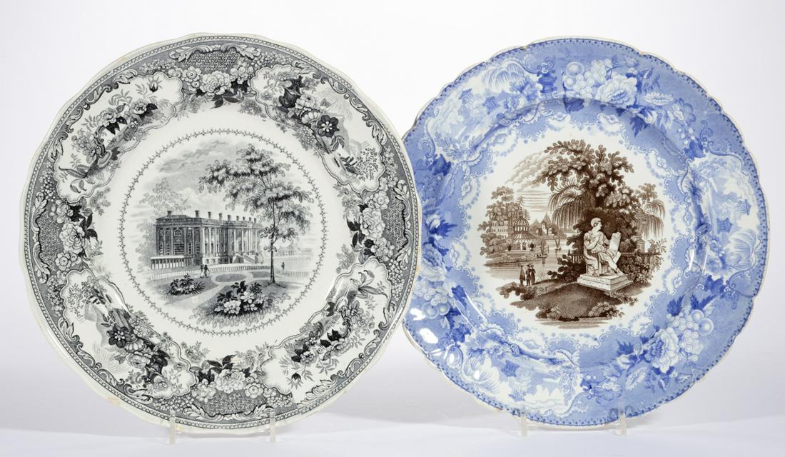 STAFFORDSHIRE AMERICAN HISTORICAL TRANSFER-PRINTED (1 of 5)