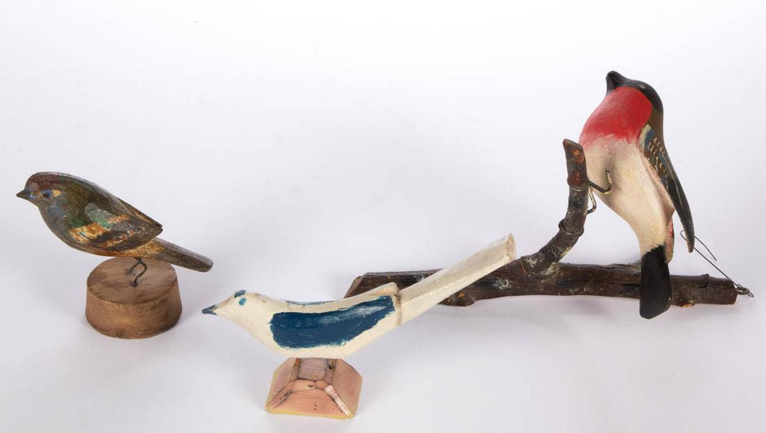 ALBERT ZAHN (1864-1953), ATTRIBUTED, AND OTHER CARVED (1 of 6)