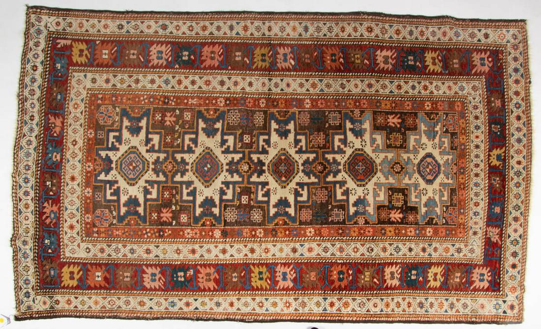 ANTIQUE KAZAK ORIENTAL RUG (1 of 5)