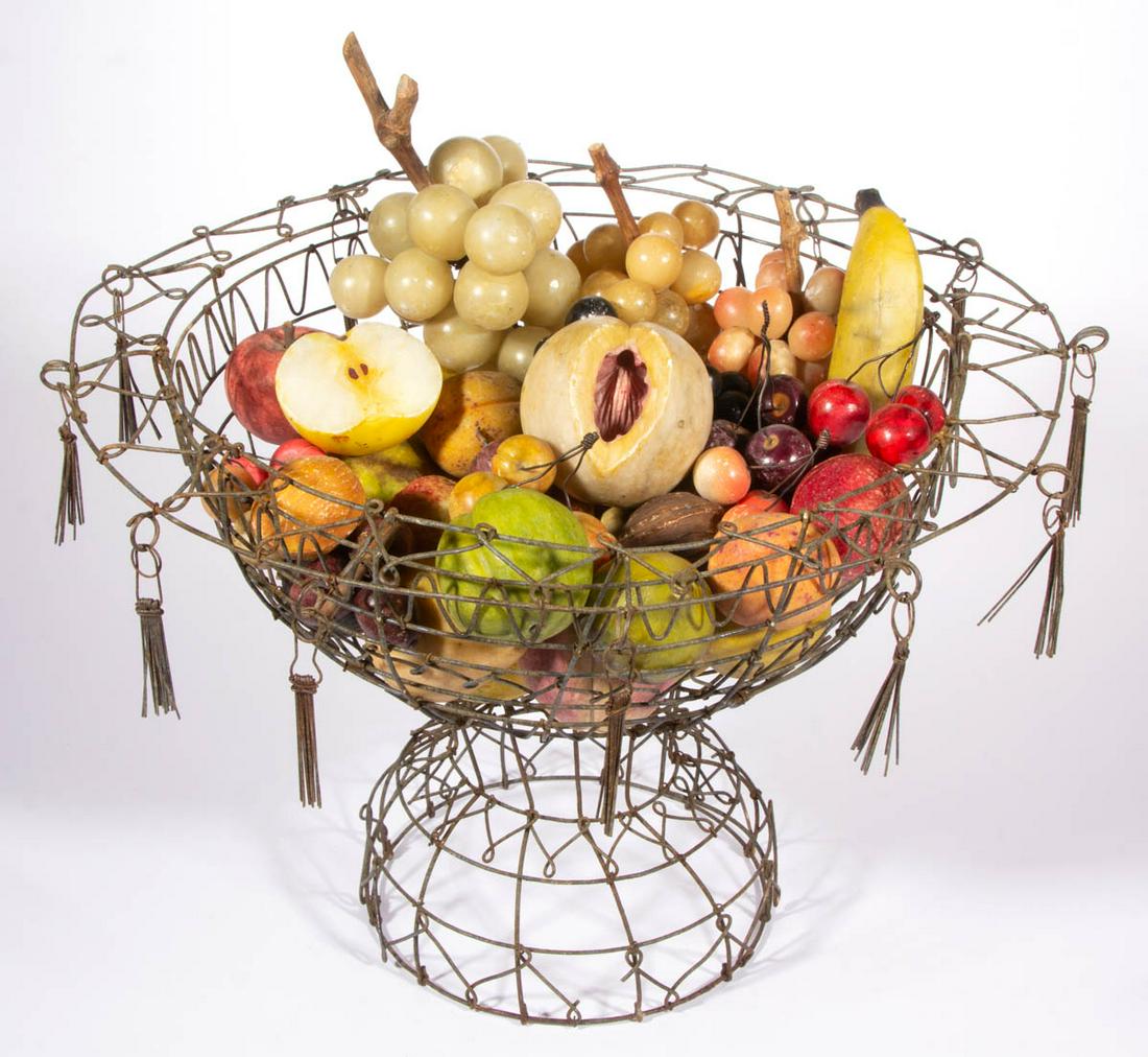 ASSORTED FIGURAL CARVED STONE FRUIT AND NUTS, UNCOUNTED (1 of 4)