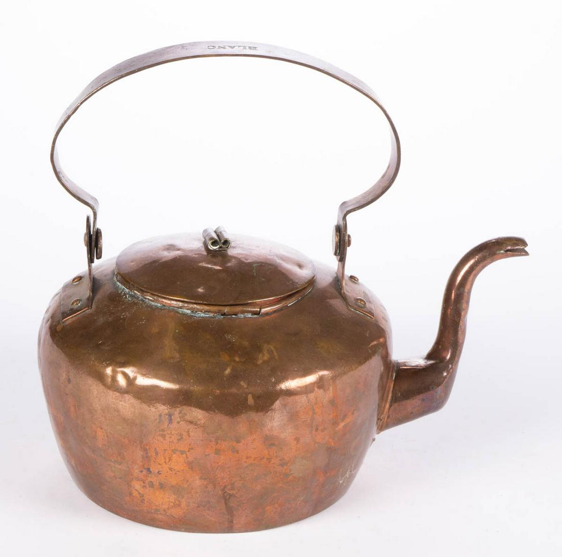 OHIO SIGNED BLANC COPPER HOT WATER / TEA KETTLE (1 of 4)