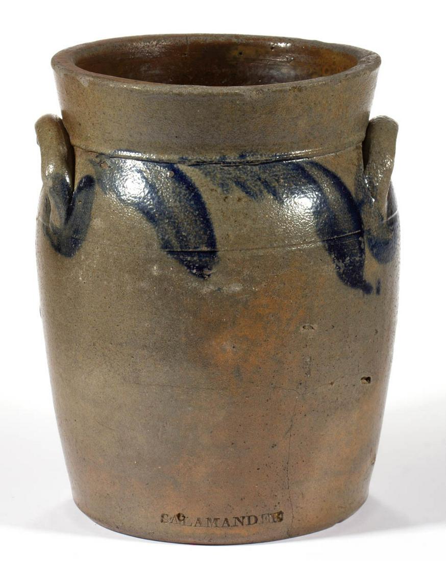 RICHMOND, VIRGINIA ATTRIBUTED DECORATED STONEWARE JAR (1 of 6)