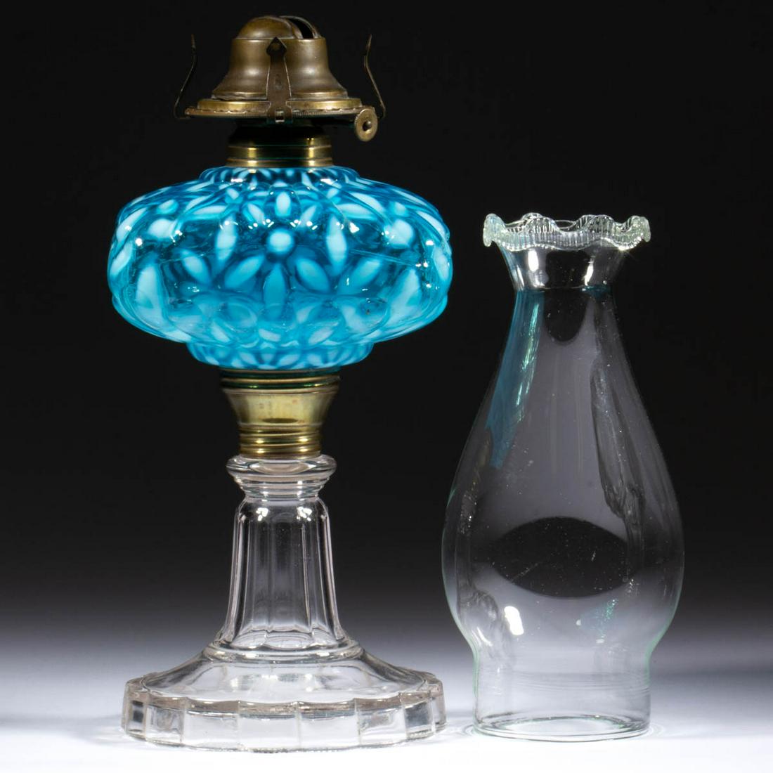 HOBBS NO. 341 / SNOWFLAKE KEROSENE STAND LAMP (1 of 1)