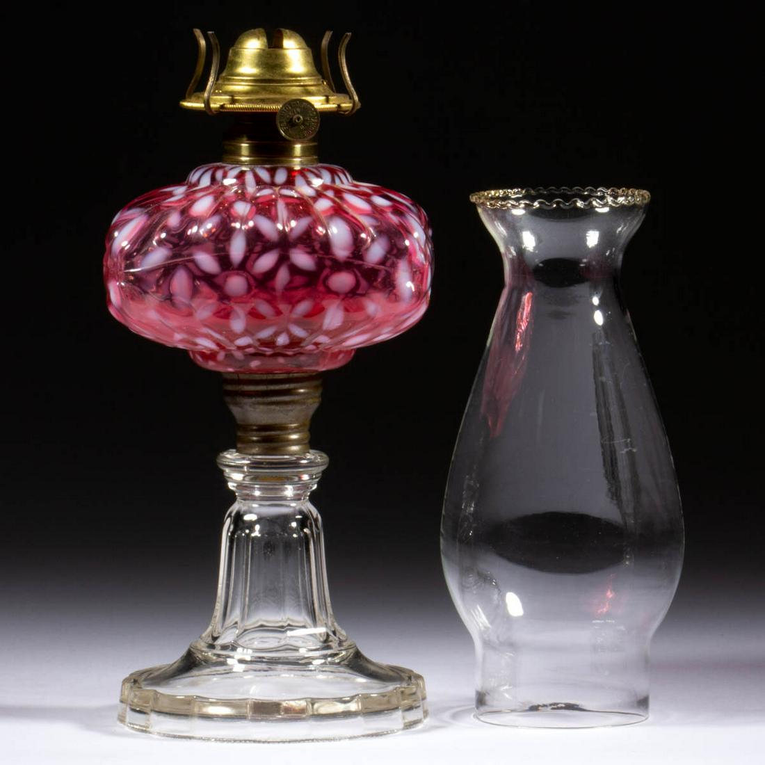 HOBBS NO. 341 / SNOWFLAKE KEROSENE STAND LAMP (1 of 1)