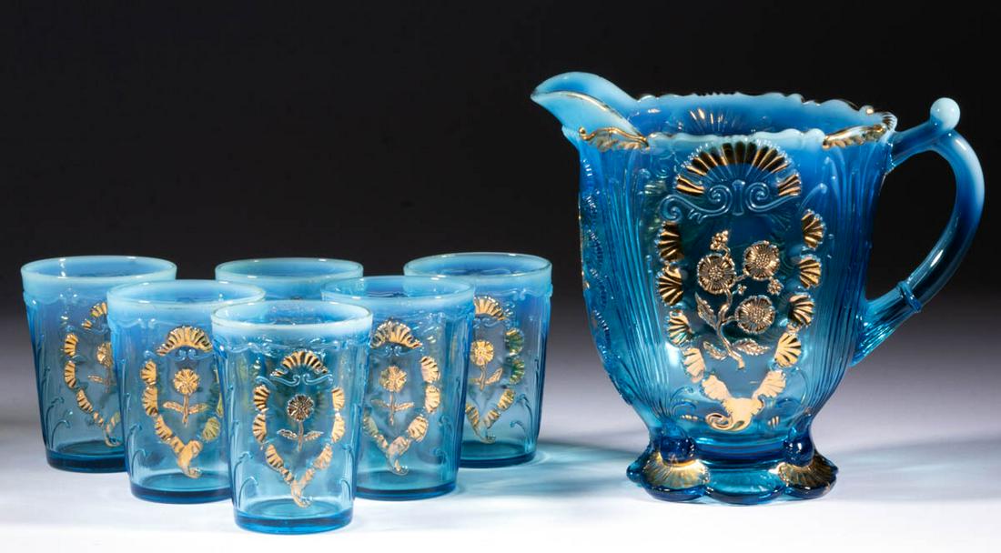 CARNELIAN (OMN) / EVERGLADES SEVEN-PIECE WATER SET (1 of 1)