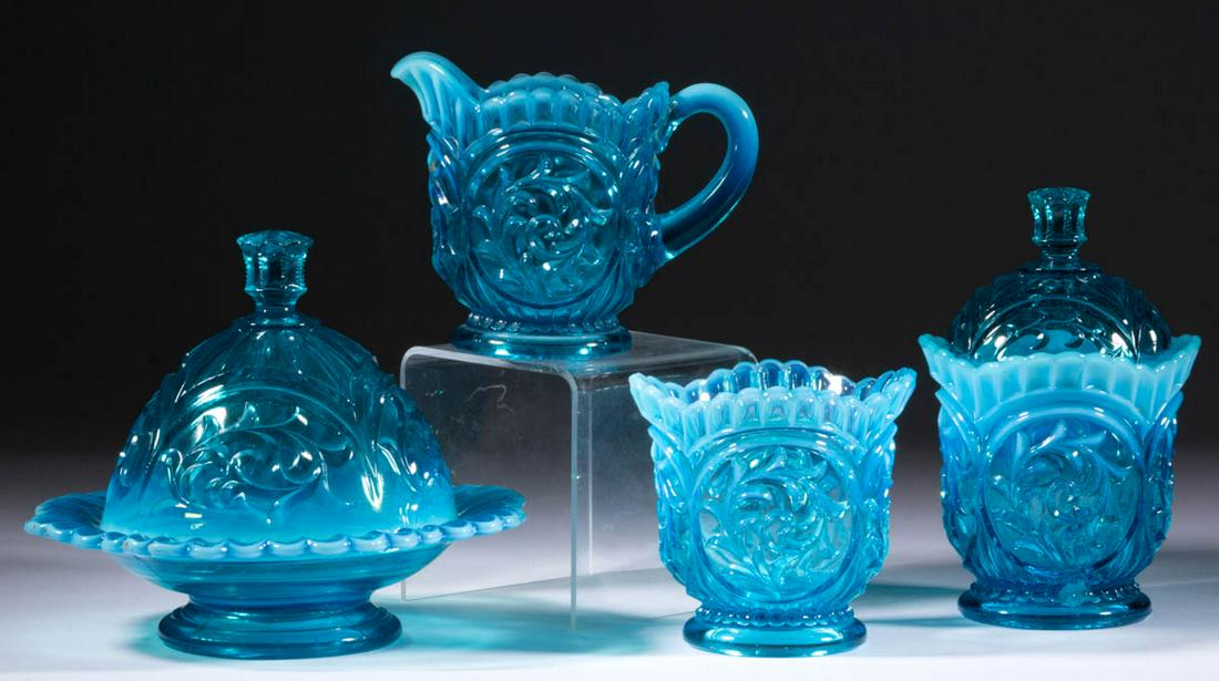 CIRCLED SCROLL FOUR-PIECE TABLE SET (1 of 1)