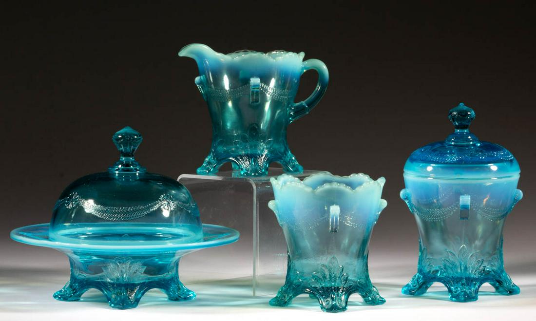 SWAG WITH BRACKETS FOUR-PIECE TABLE SET (1 of 1)