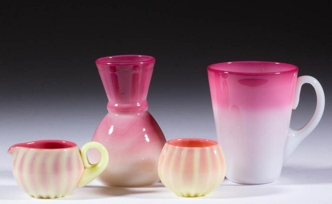 BRYDEN PAIRPOINT GLASS ARTICLES, LOT OF FOUR (1 of 1)