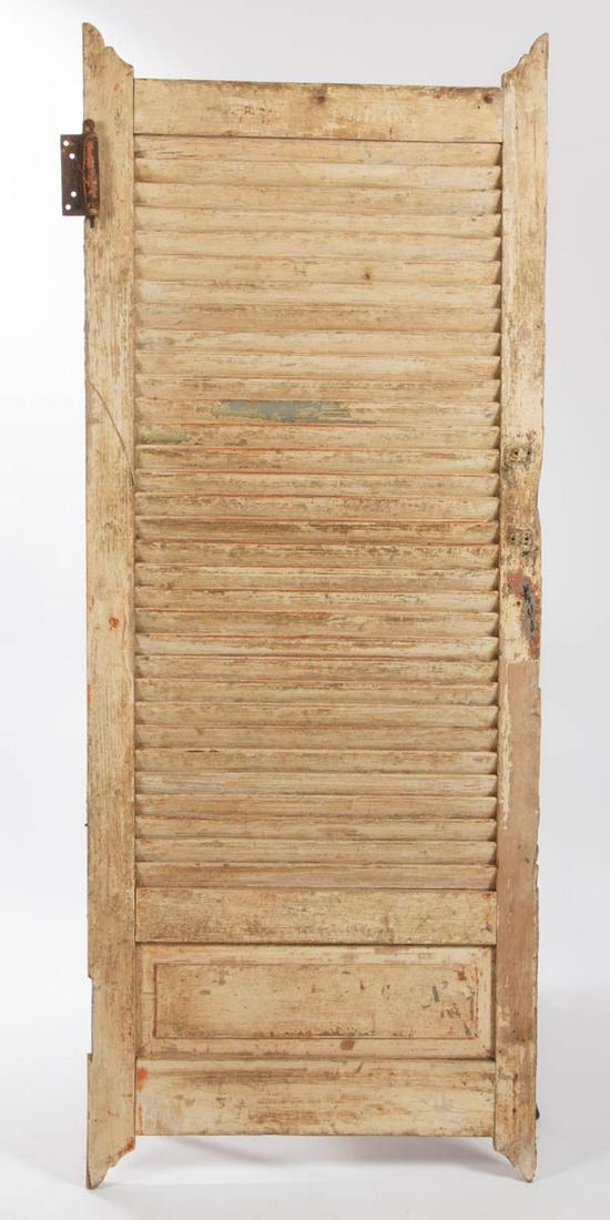 AMERICAN PAINTED PINE SWINGING SALOON DOOR (1 of 2)