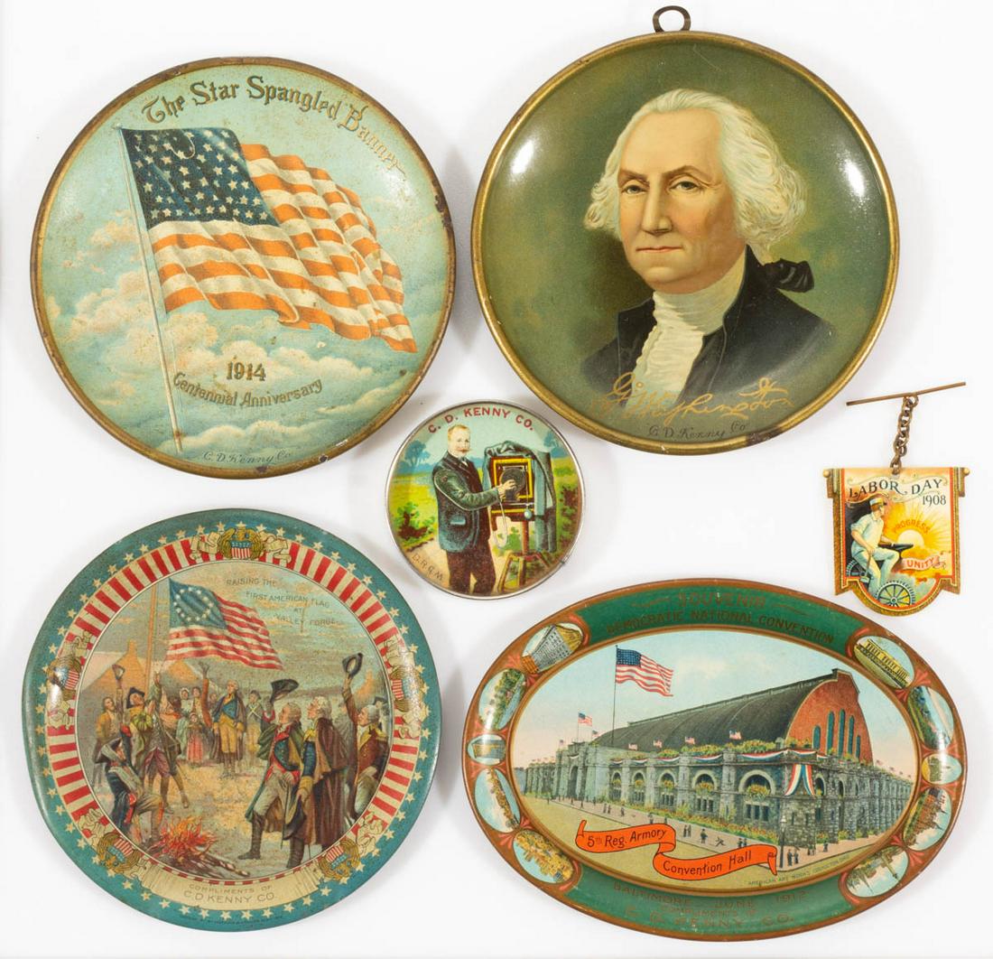 VINTAGE C. D. KENNY ADVERTISING ARTICLES, LOT OF SIX (1 of 2)