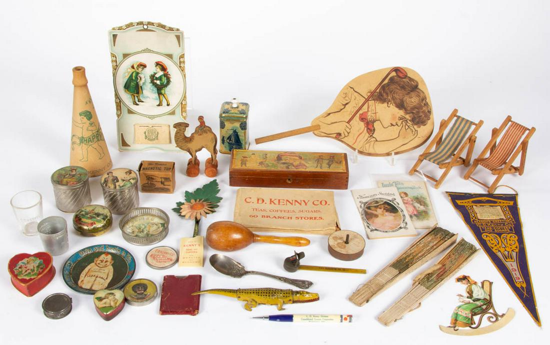 ASSORTED VINTAGE C. D. KENNY ADVERTISING ARTICLES, (1 of 4)