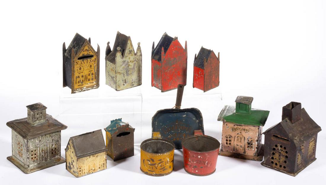 ASSORTED SHEET-IRON / TIN CHILDREN'S ARTICLES, LOT OF (1 of 1)