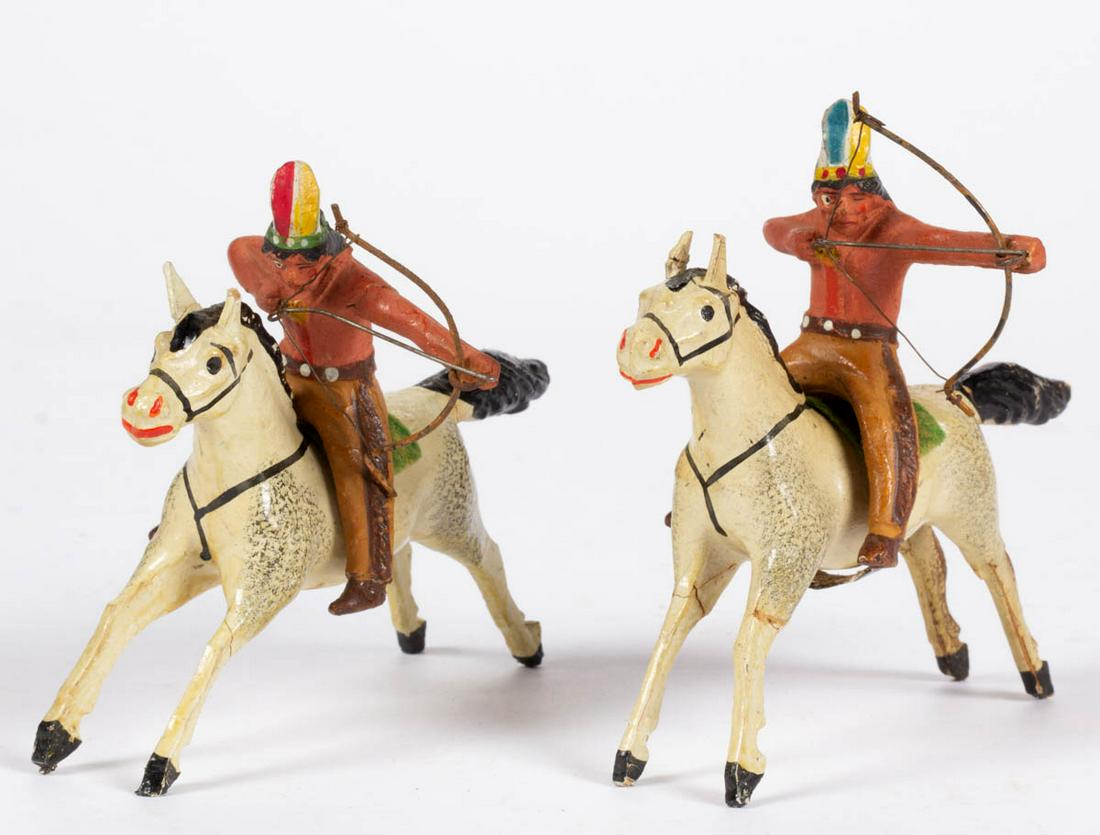 GERMAN COMPOSITION TOYS, LOT OF TWO (1 of 2)