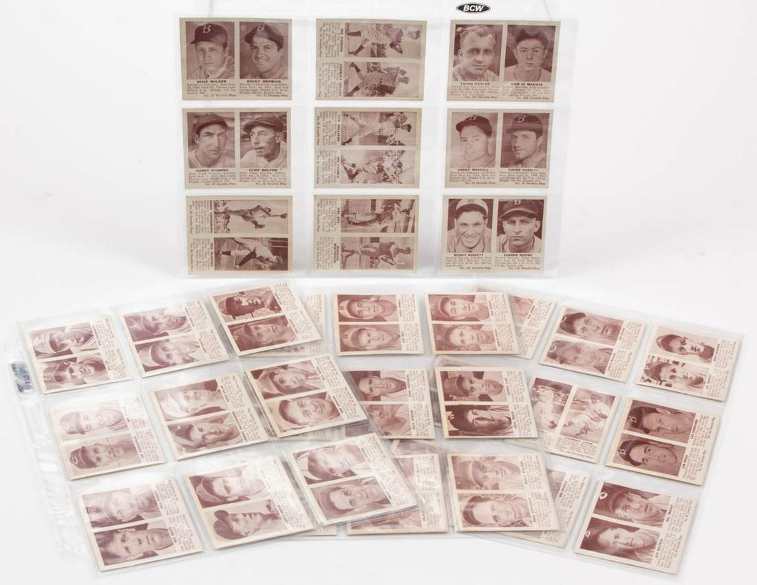 1941 R330 DOUBLE PLAY BASEBALL CARD COLLECTION, LOT OF (1 of 5)