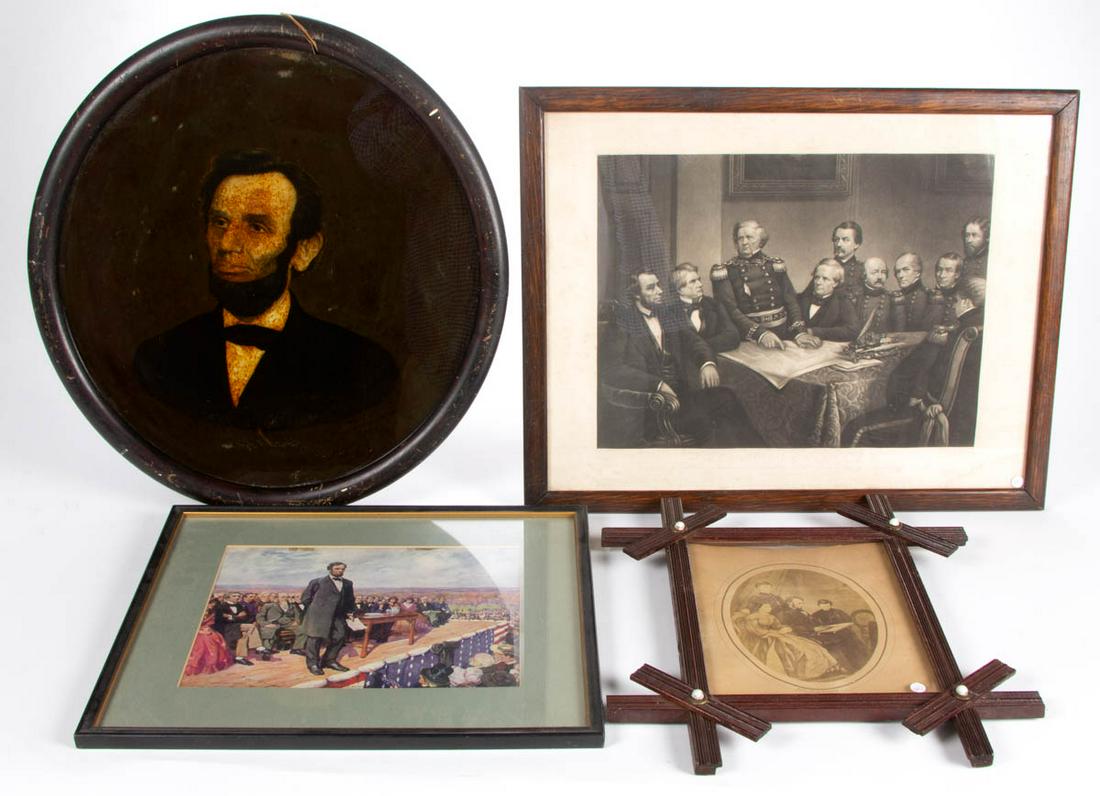 ASSORTED ABRAHAM LINCOLN EPHEMERA, LOT OF FOUR (1 of 5)