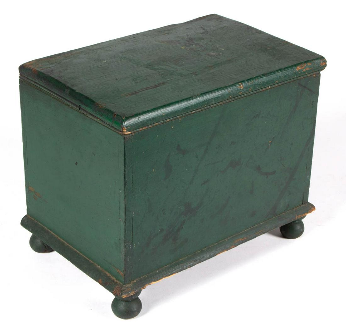 COUNTRY PAINTED PINE SUGAR BOX (1 of 5)