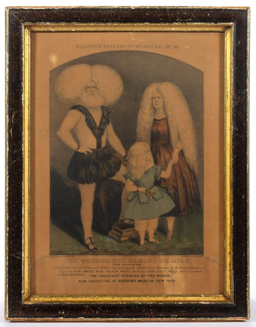 CURRIER & IVES CIRCUS / SIDESHOW PRINT (1 of 3)