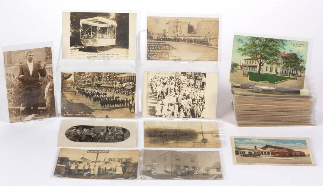 ASSORTED OHIO SCENIC VIEW POST CARDS, LOT OF 153 +/- (1 of 1)