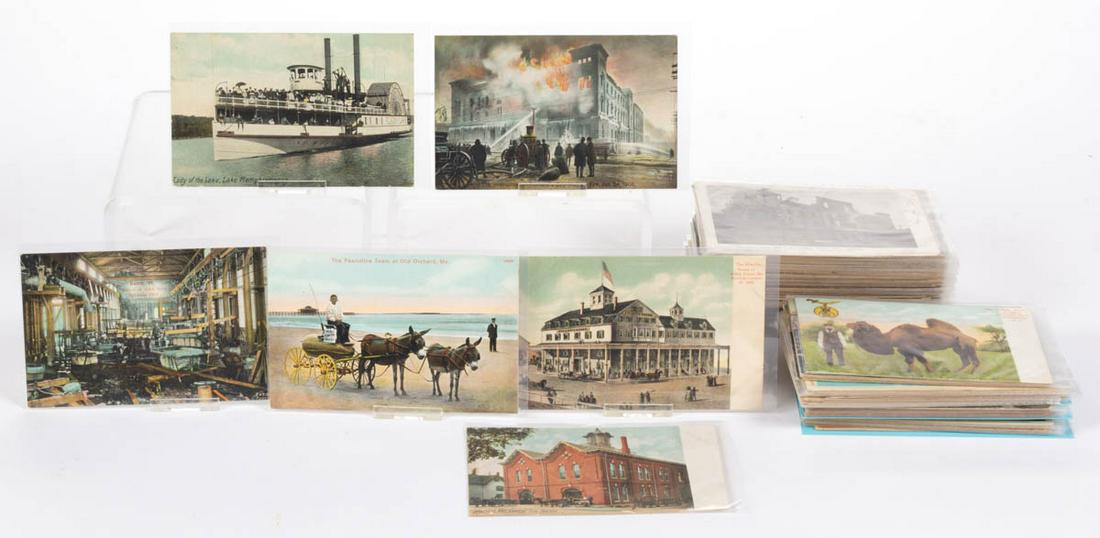 ASSORTED NEW ENGLAND SCENIC VIEW POST CARDS, LOT OF 202 (1 of 1)