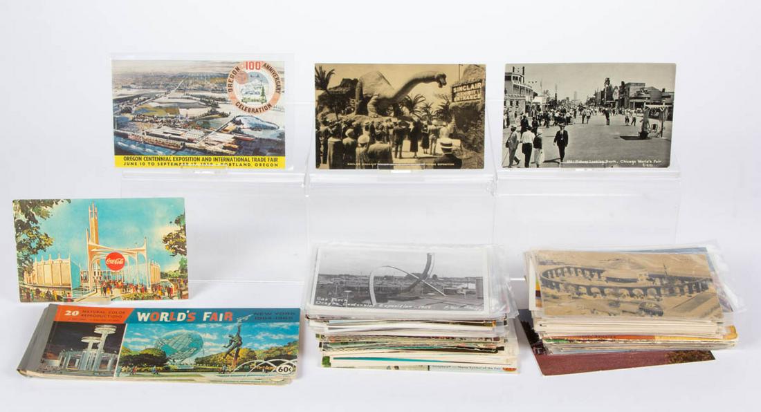 ASSORTED EXPOSITION / WORLD'S FAIR POST CARDS, LOT OF (1 of 1)