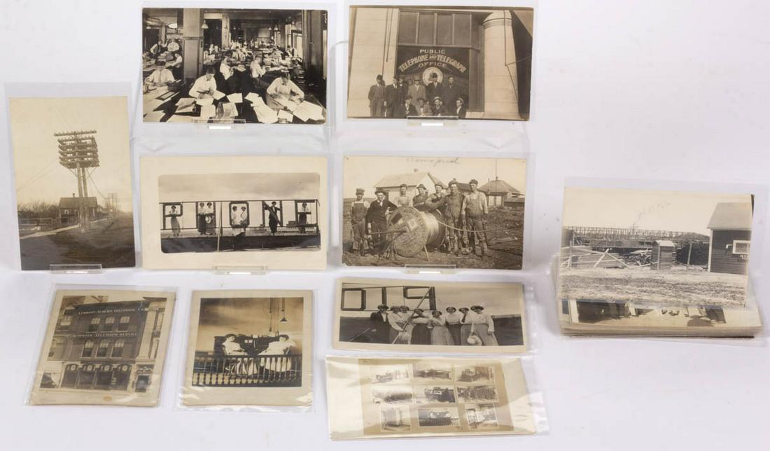 ASSORTED TELEPHONE COMPANY RELATED REAL PHOTO POST (1 of 1)