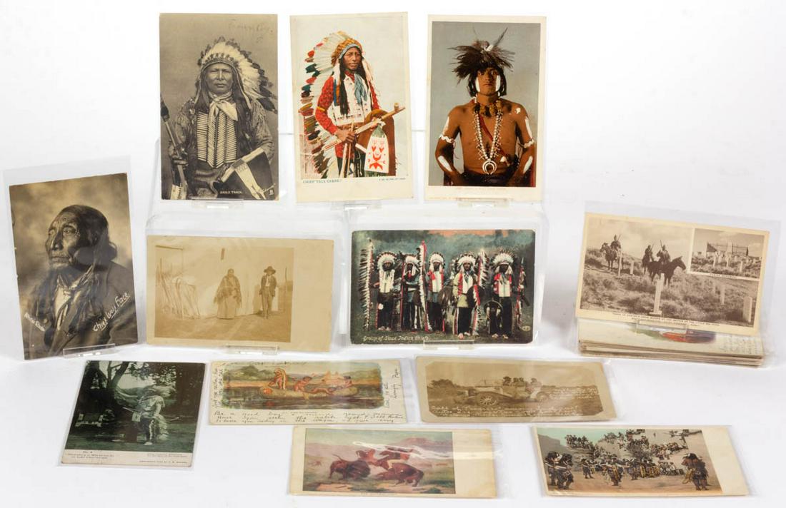 ASSORTED NATIVE AMERICAN POST CARDS, LOT OF 29 (1 of 1)