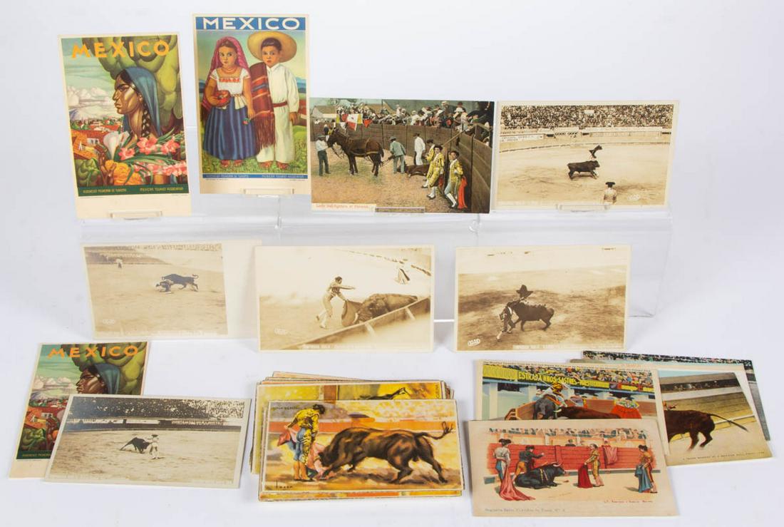 ASSORTED BULLFIGHTING POST CARDS, LOT OF 33 (1 of 1)