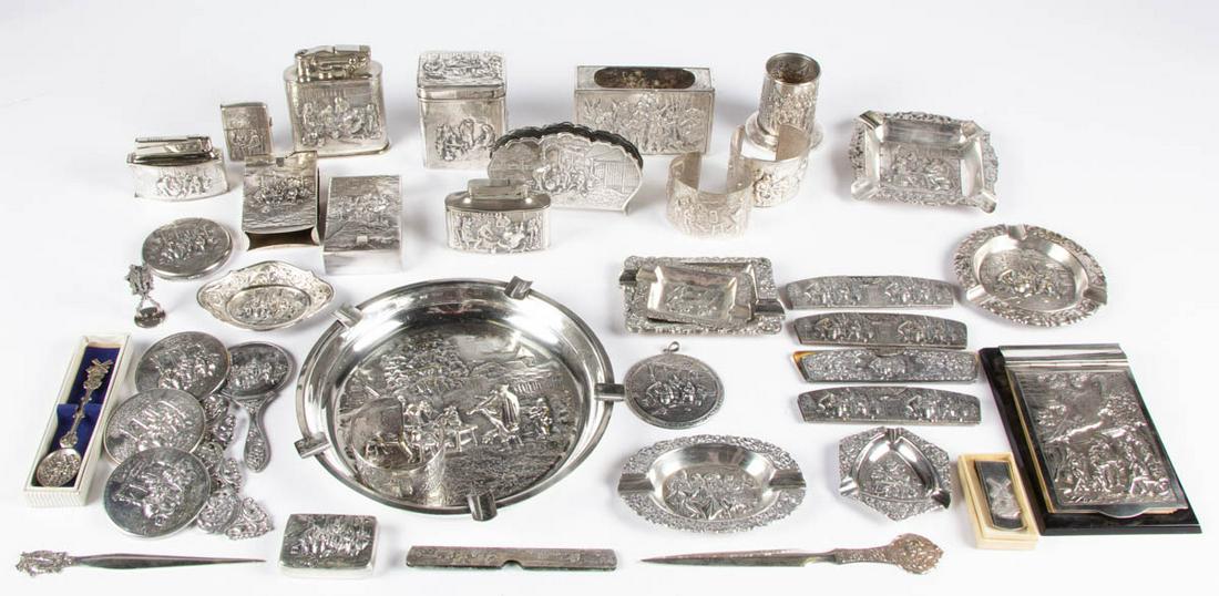 DUTCH AND OTHER SILVER-PLATED ARTICLES, UNCOUNTED LOT (1 of 3)