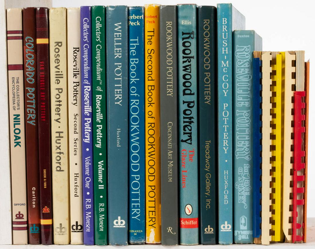 AMERICAN ART POTTERY REFERENCE VOLUMES, LOT OF 22 (1 of 1)