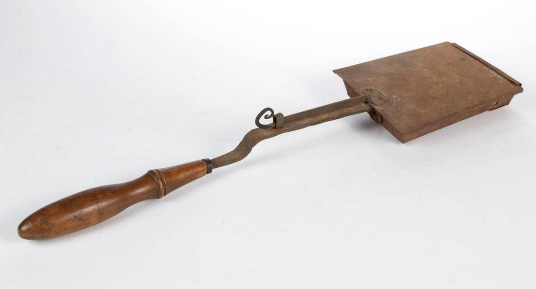 WROUGHT-IRON COFFEE BEAN ROASTER (1 of 4)