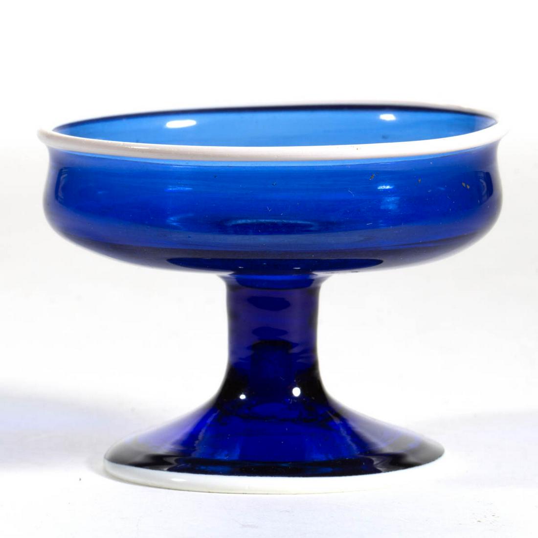 FREE-BLOWN FOOTED OPEN SALT (1 of 1)