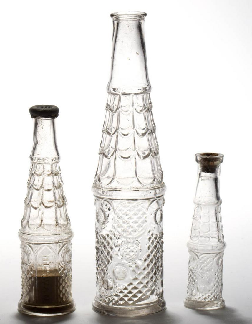 BLOWN-MOLDED HORN OF PLENTY COMMERCIAL COLOGNE BOTTLES, (1 of 1)