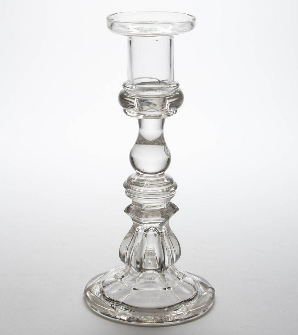 FREE-BLOWN AND PRESSED CANDLESTICK (1 of 1)