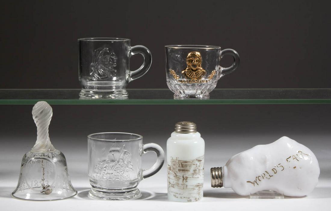 ASSORTED PRESSED HISTORICAL WORLD'S FAIR ARTICLES, LOT (1 of 1)