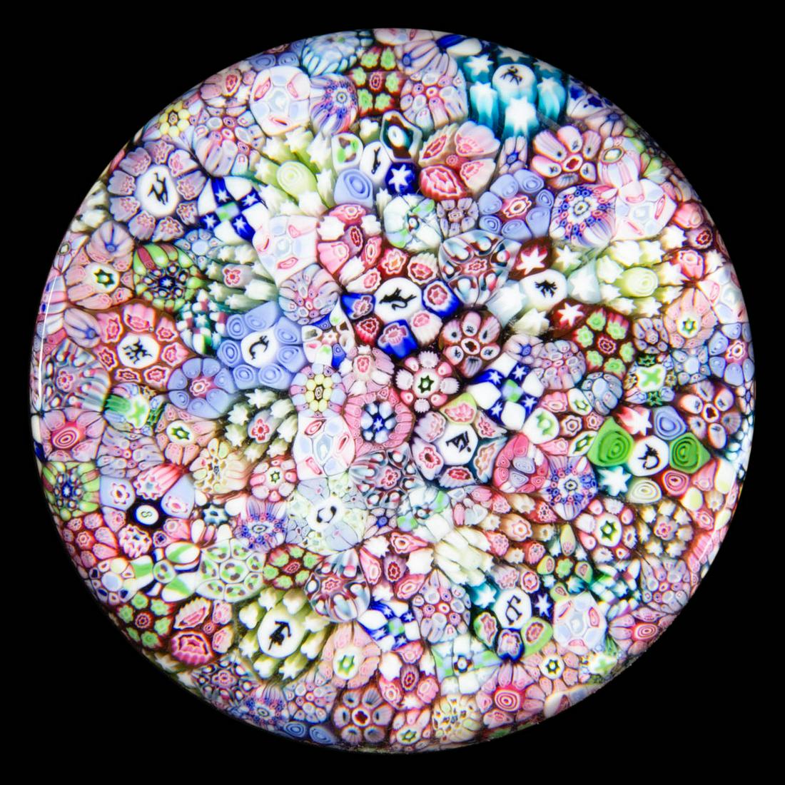 VINTAGE BACCARAT CLOSE-PACK ZODIAC / CHURCH MILLEFIORI (1 of 2)