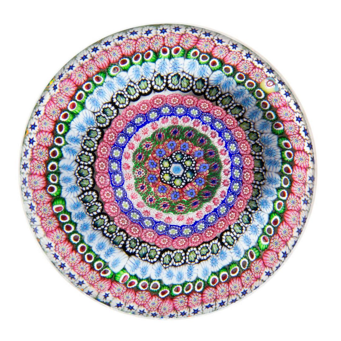 CONTEMPORARY SAINT-LOUIS AURORE CONCENTRIC MILLEFIORI (1 of 2)