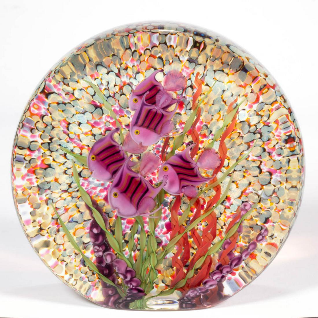 STEVEN LUNDBERG (AMERICAN, 1953-2008) AQUARIUM LAMPWORK (1 of 1)