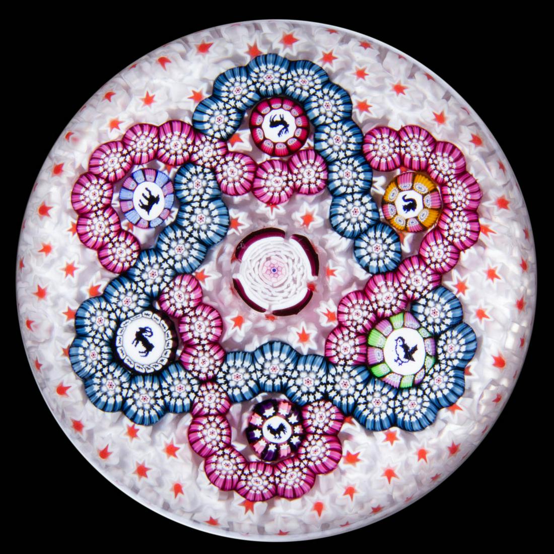 JOHN DEACONS (SCOTTISH, B. 1950) GARLAND MILLEFIORI (1 of 2)