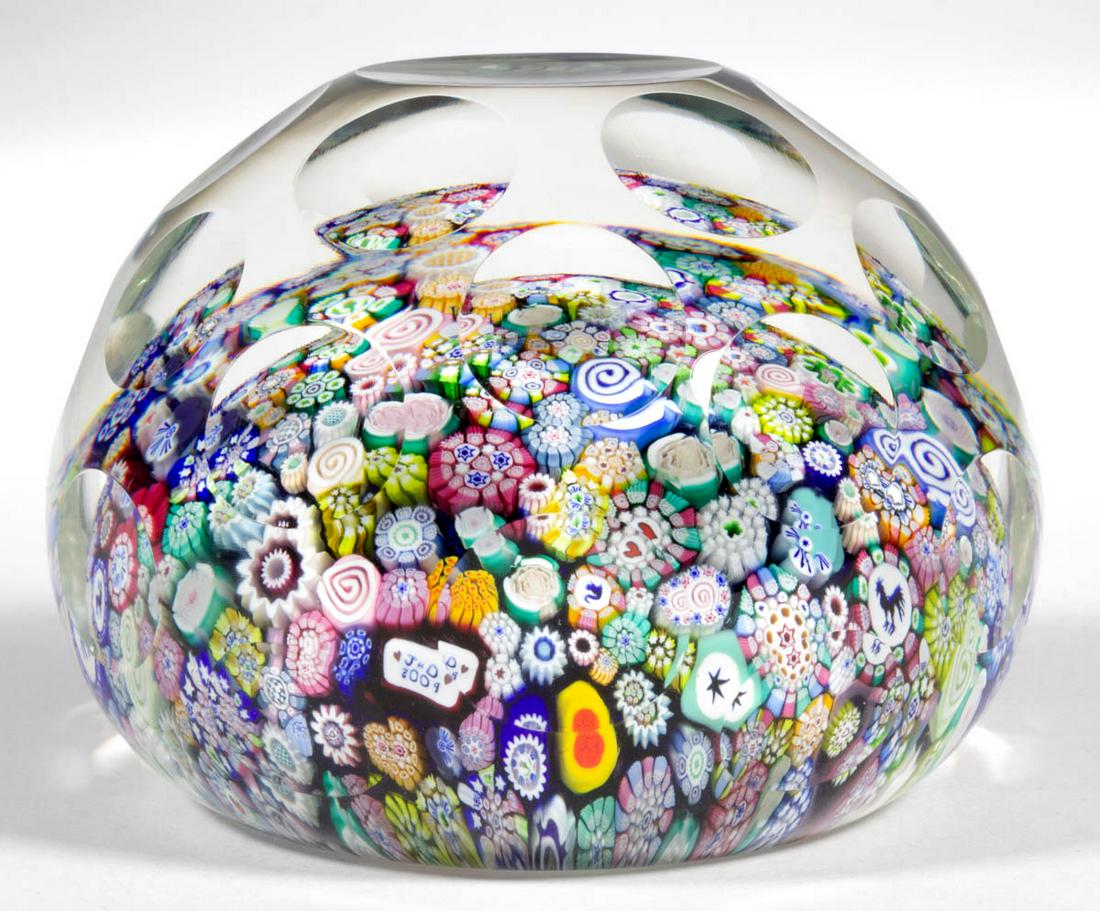 JOHN DEACONS (SCOTTISH, B. 1950) CLOSE-PACK MILLEFIORI (1 of 2)