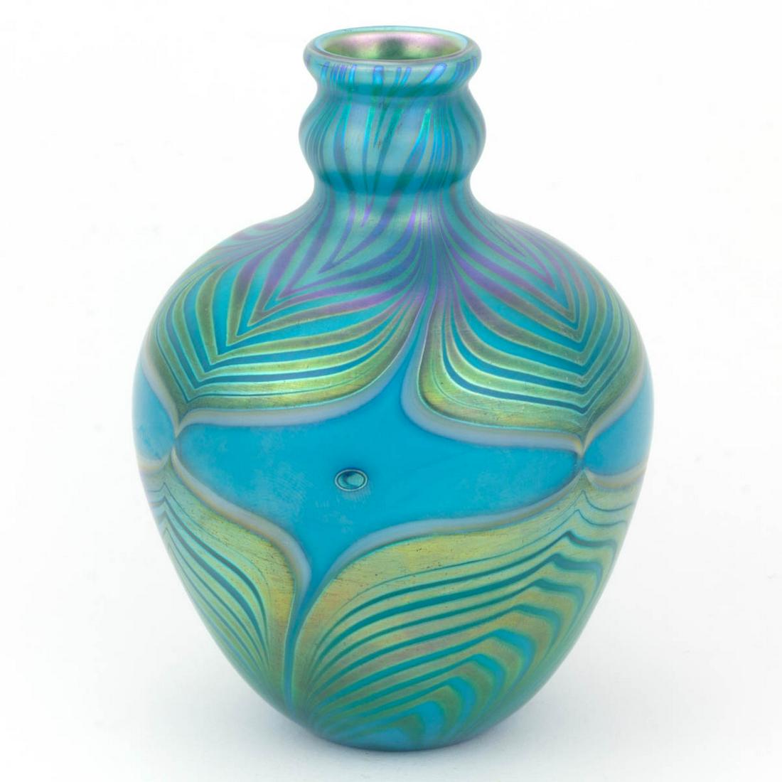 LUNDBERG STUDIOS PULLED FEATHER IRIDESCENT STUDIO ART (1 of 4)