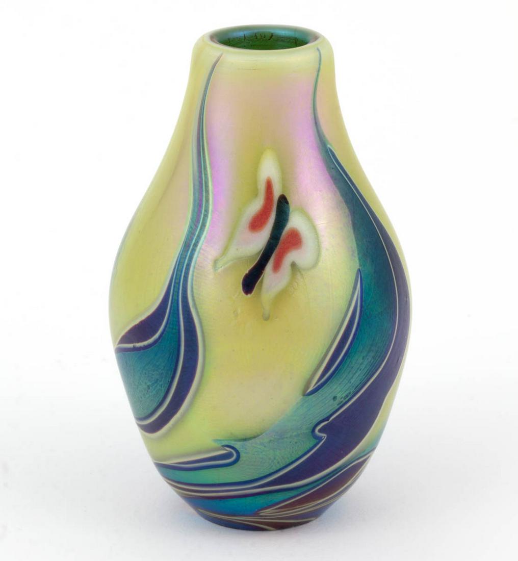 LUNDBERG STUDIOS BUTTERFLIES IRIDESCENT STUDIO ART (1 of 4)