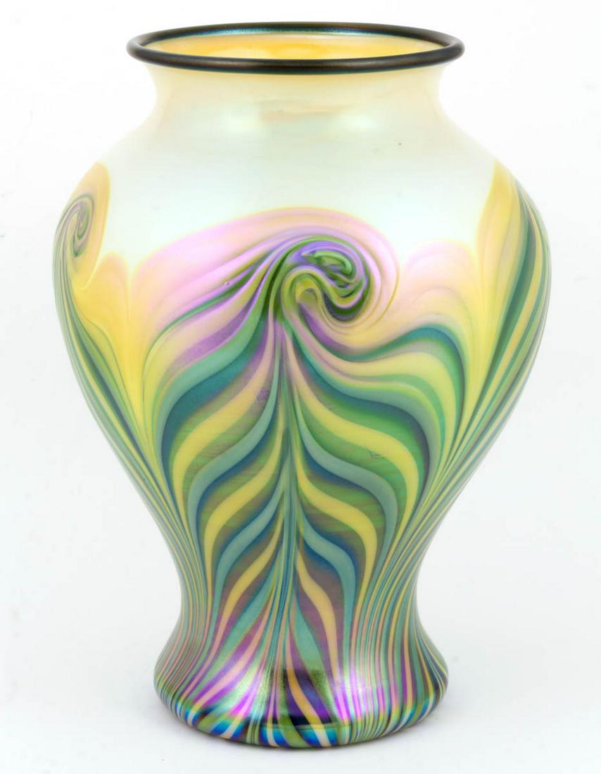 ORIENT & FLUME PULLED FEATHER IRIDESCENT STUDIO ART (1 of 4)