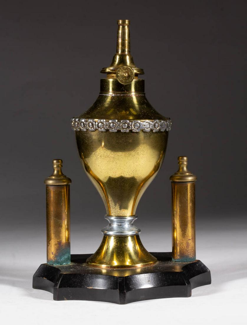 MIXED METALS CIGAR LIGHTER / LAMP (1 of 2)