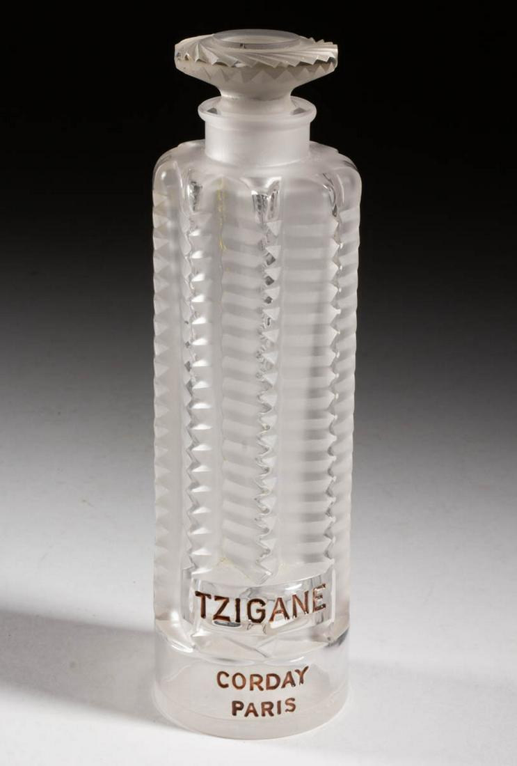 LALIQUE CORDAY ART GLASS PERFUME BOTTLE (1 of 1)